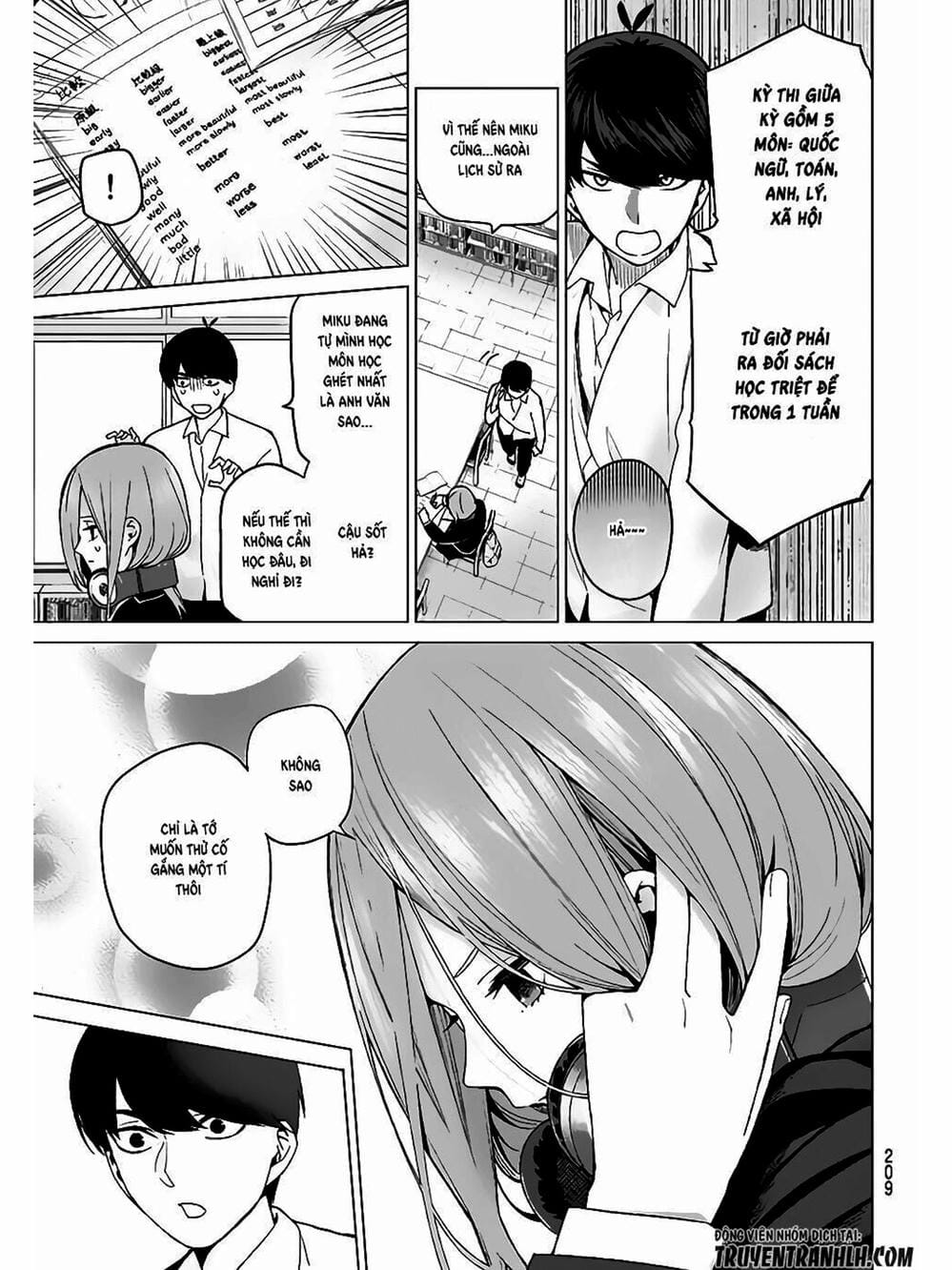 Truyện Tranh Nhà Có 5 Nàng Dâu - Gotoubun No Hanayome trang 6