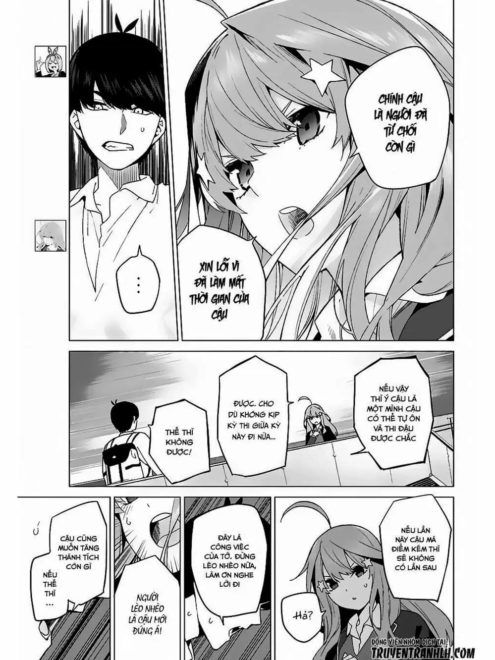 Truyện Tranh Nhà Có 5 Nàng Dâu - Gotoubun No Hanayome trang 6