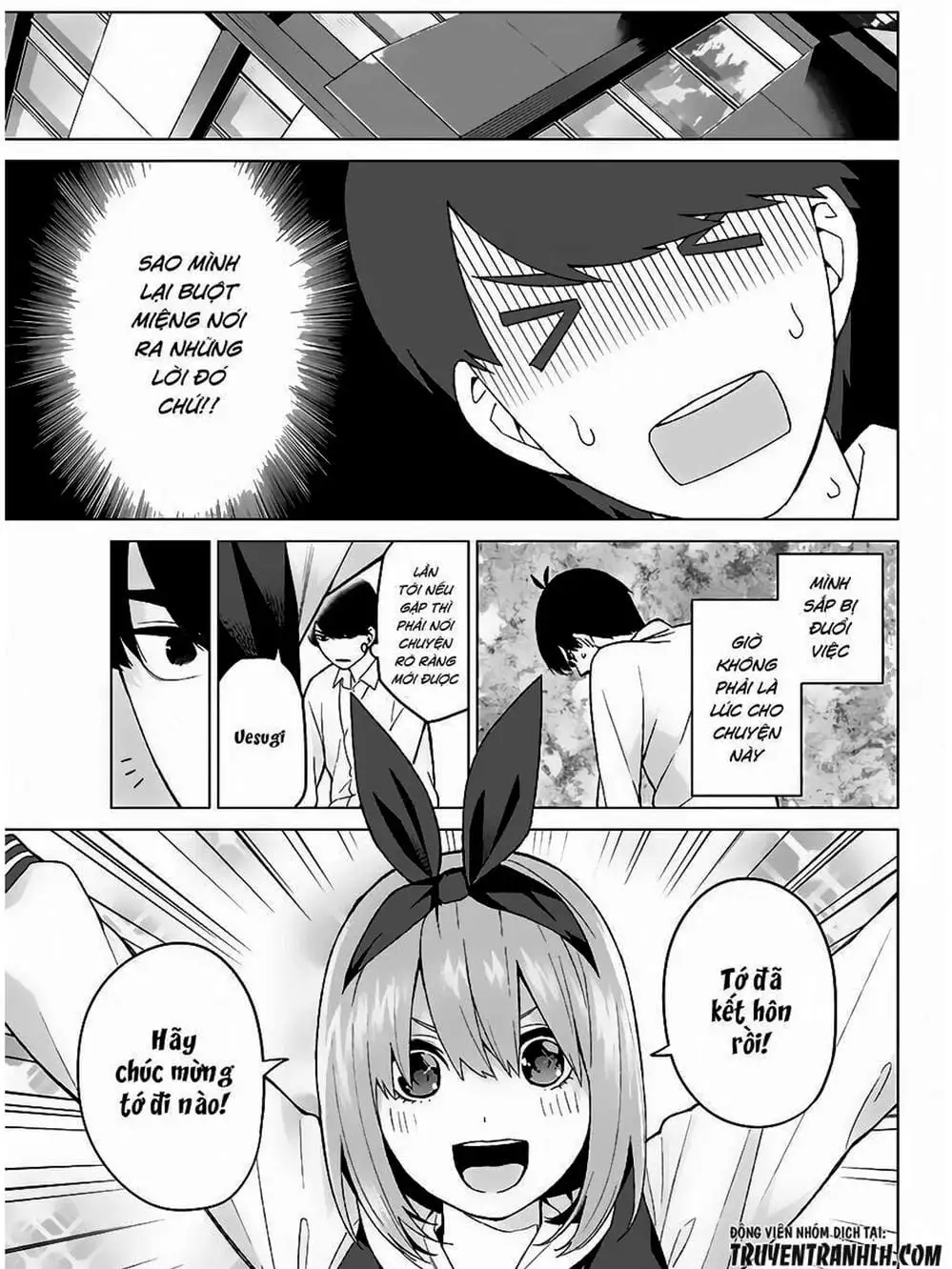 Truyện Tranh Nhà Có 5 Nàng Dâu - Gotoubun No Hanayome trang 6