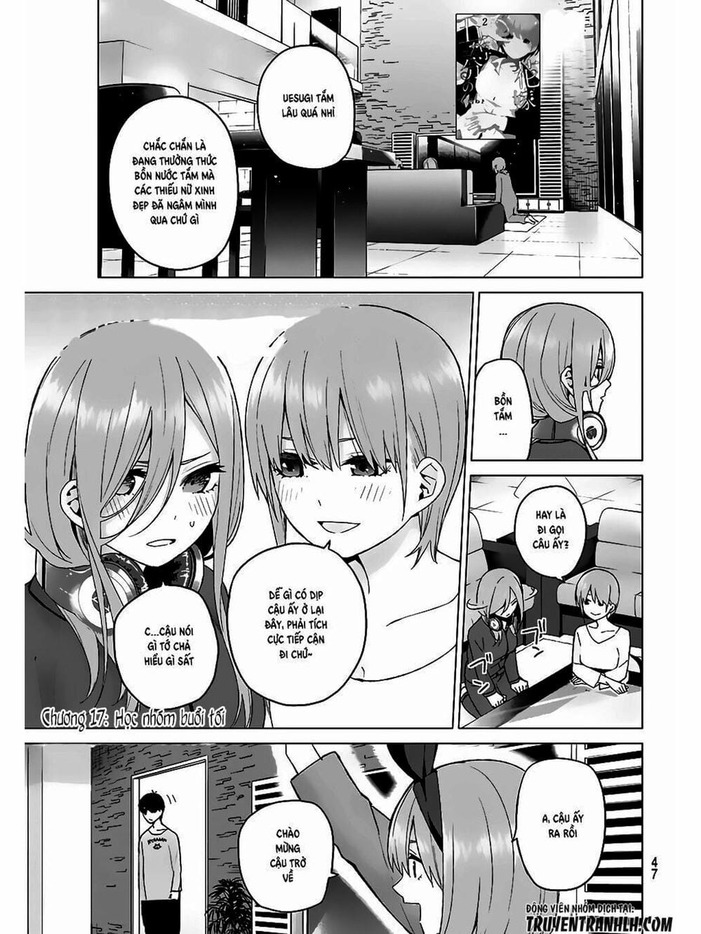 Truyện Tranh Nhà Có 5 Nàng Dâu - Gotoubun No Hanayome trang 6