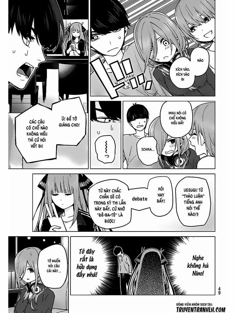 Truyện Tranh Nhà Có 5 Nàng Dâu - Gotoubun No Hanayome trang 6