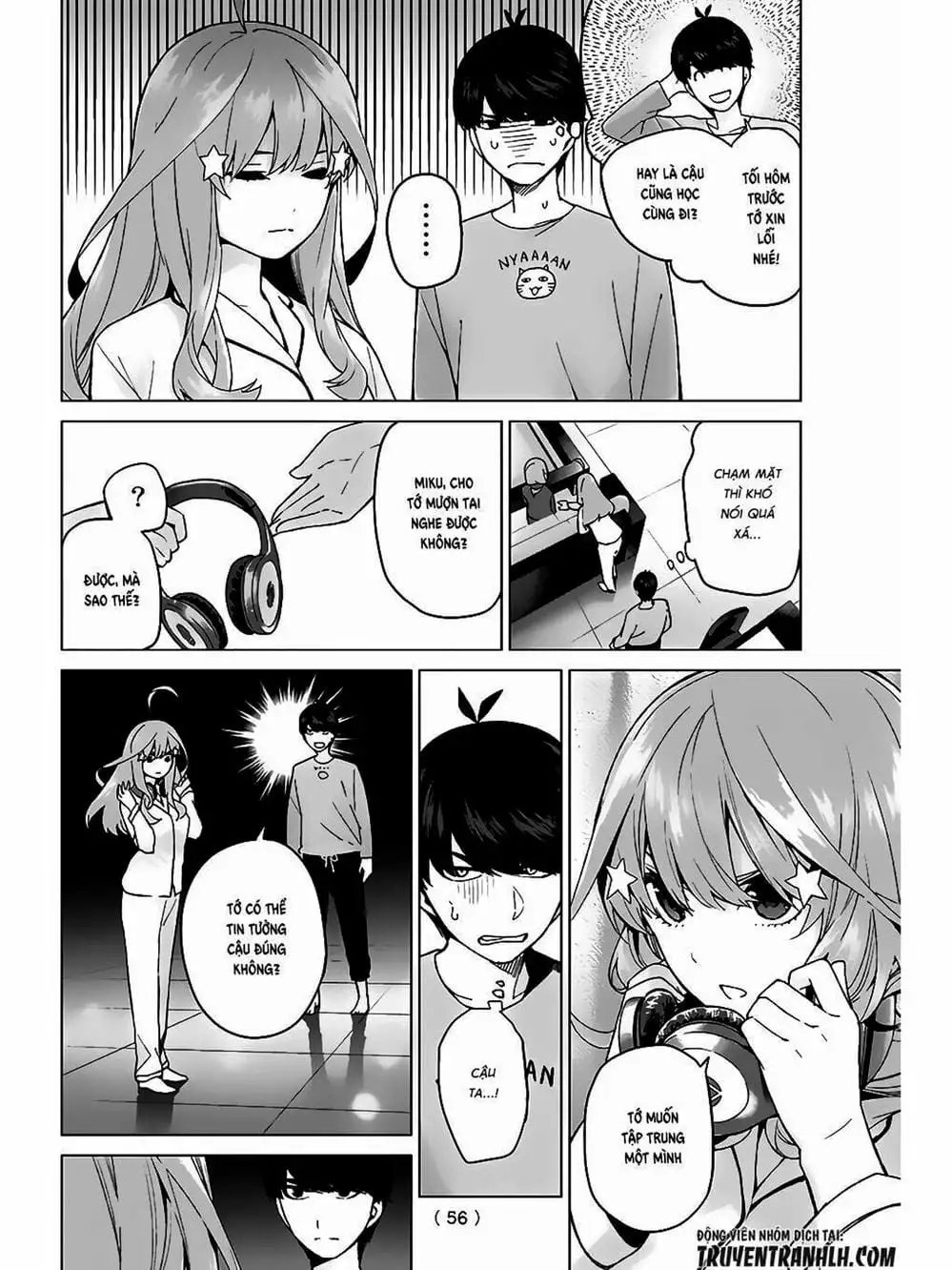 Truyện Tranh Nhà Có 5 Nàng Dâu - Gotoubun No Hanayome trang 6