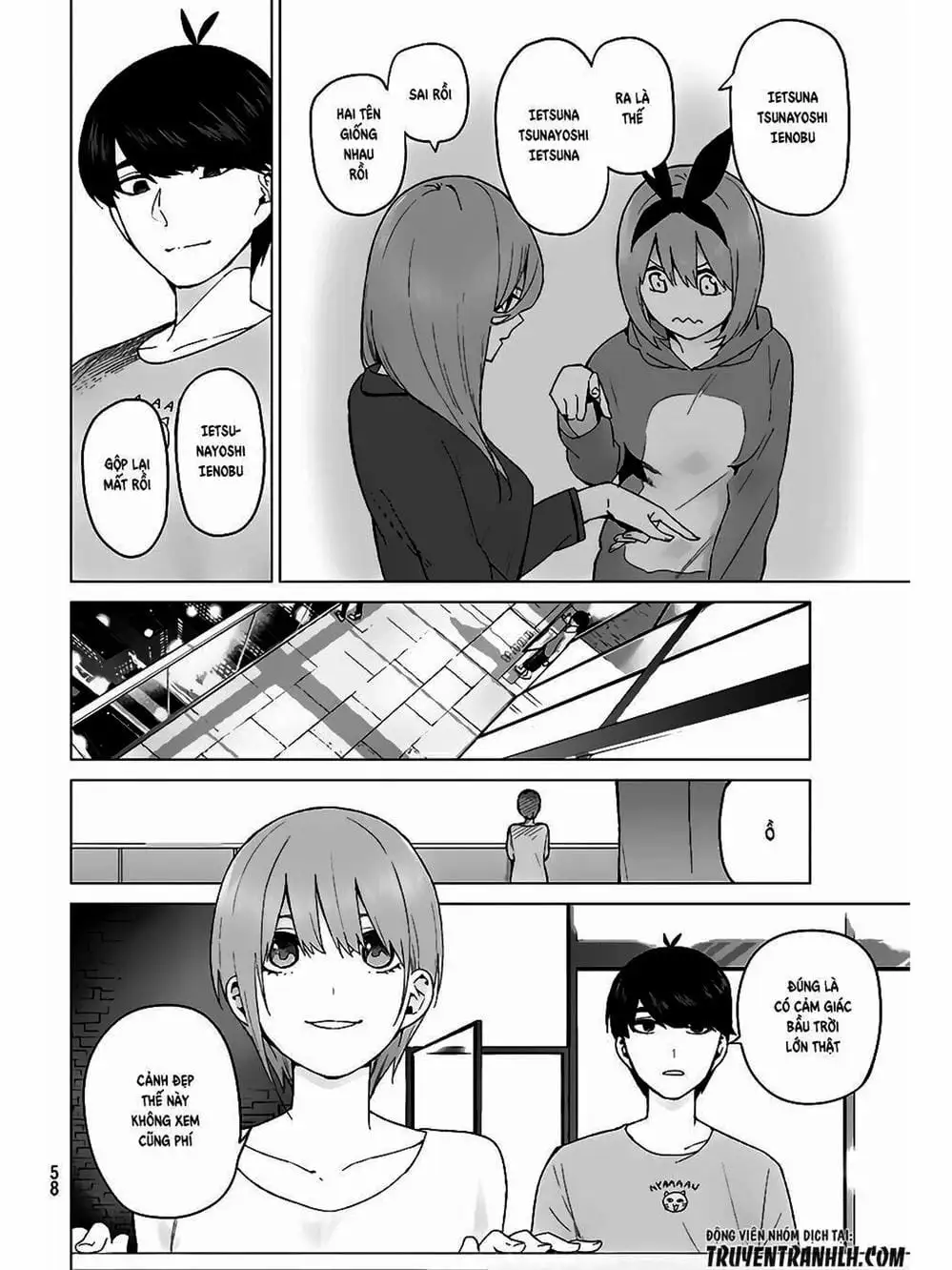 Truyện Tranh Nhà Có 5 Nàng Dâu - Gotoubun No Hanayome trang 6