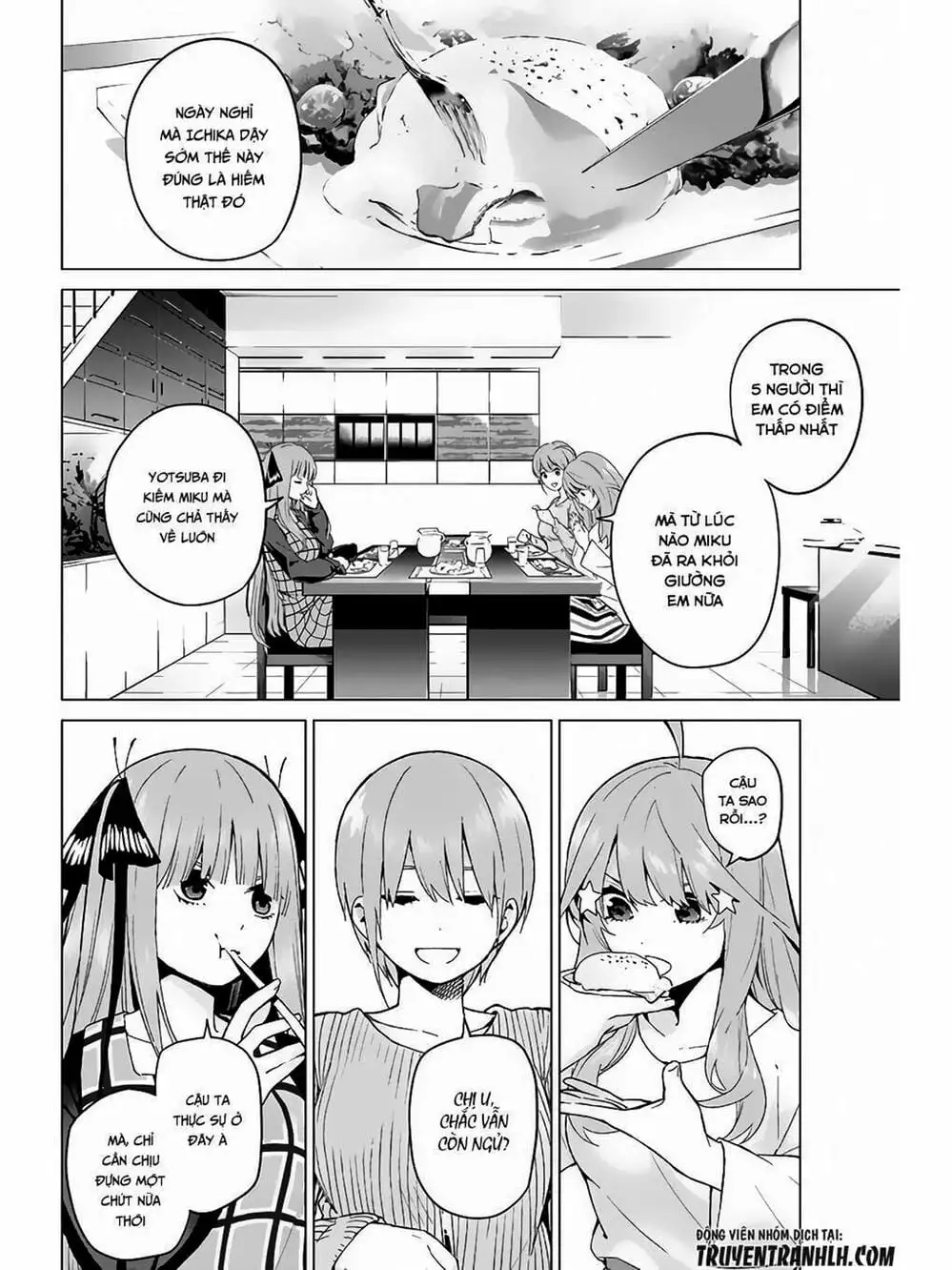 Truyện Tranh Nhà Có 5 Nàng Dâu - Gotoubun No Hanayome trang 6