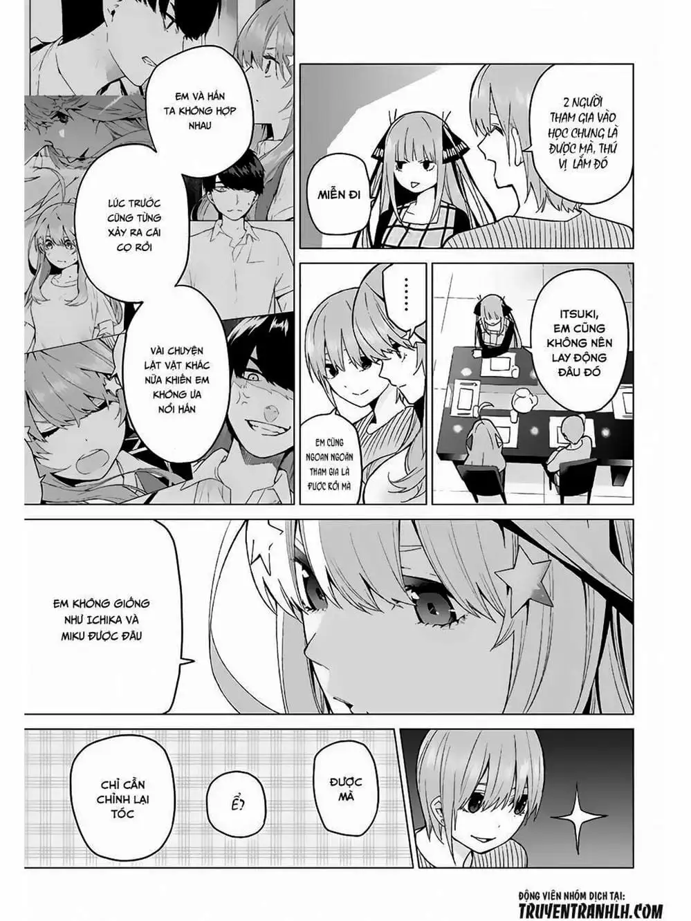 Truyện Tranh Nhà Có 5 Nàng Dâu - Gotoubun No Hanayome trang 6