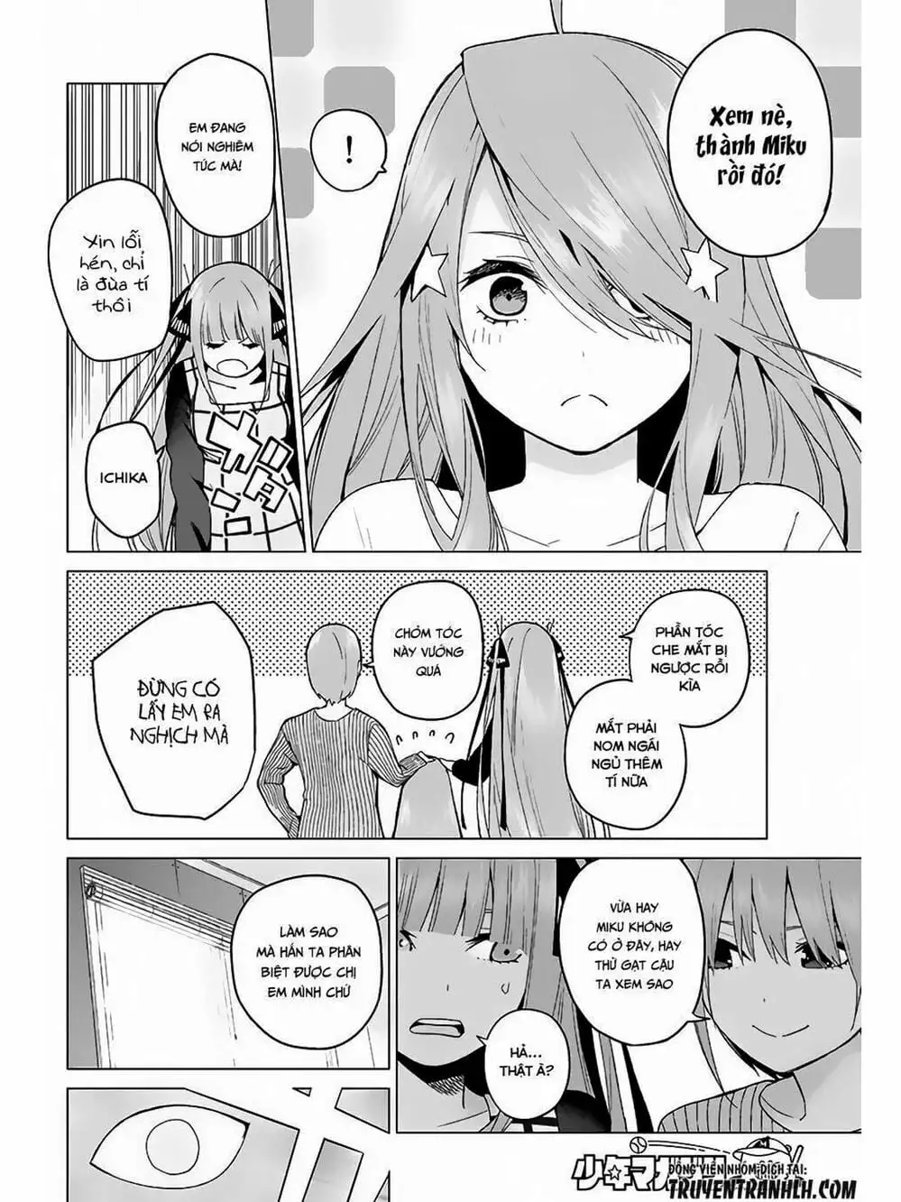 Truyện Tranh Nhà Có 5 Nàng Dâu - Gotoubun No Hanayome trang 6