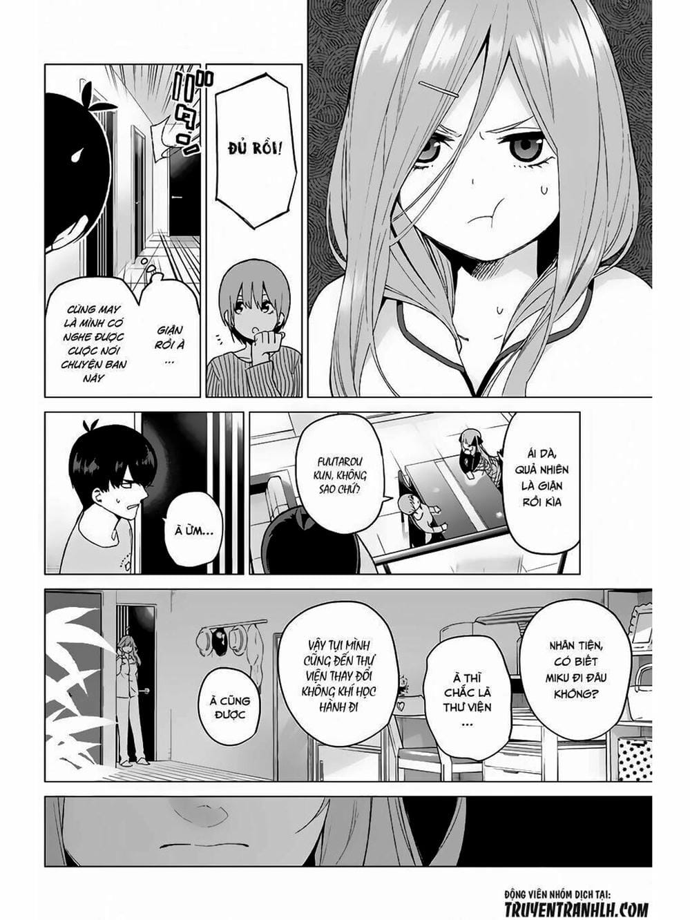 Truyện Tranh Nhà Có 5 Nàng Dâu - Gotoubun No Hanayome trang 6