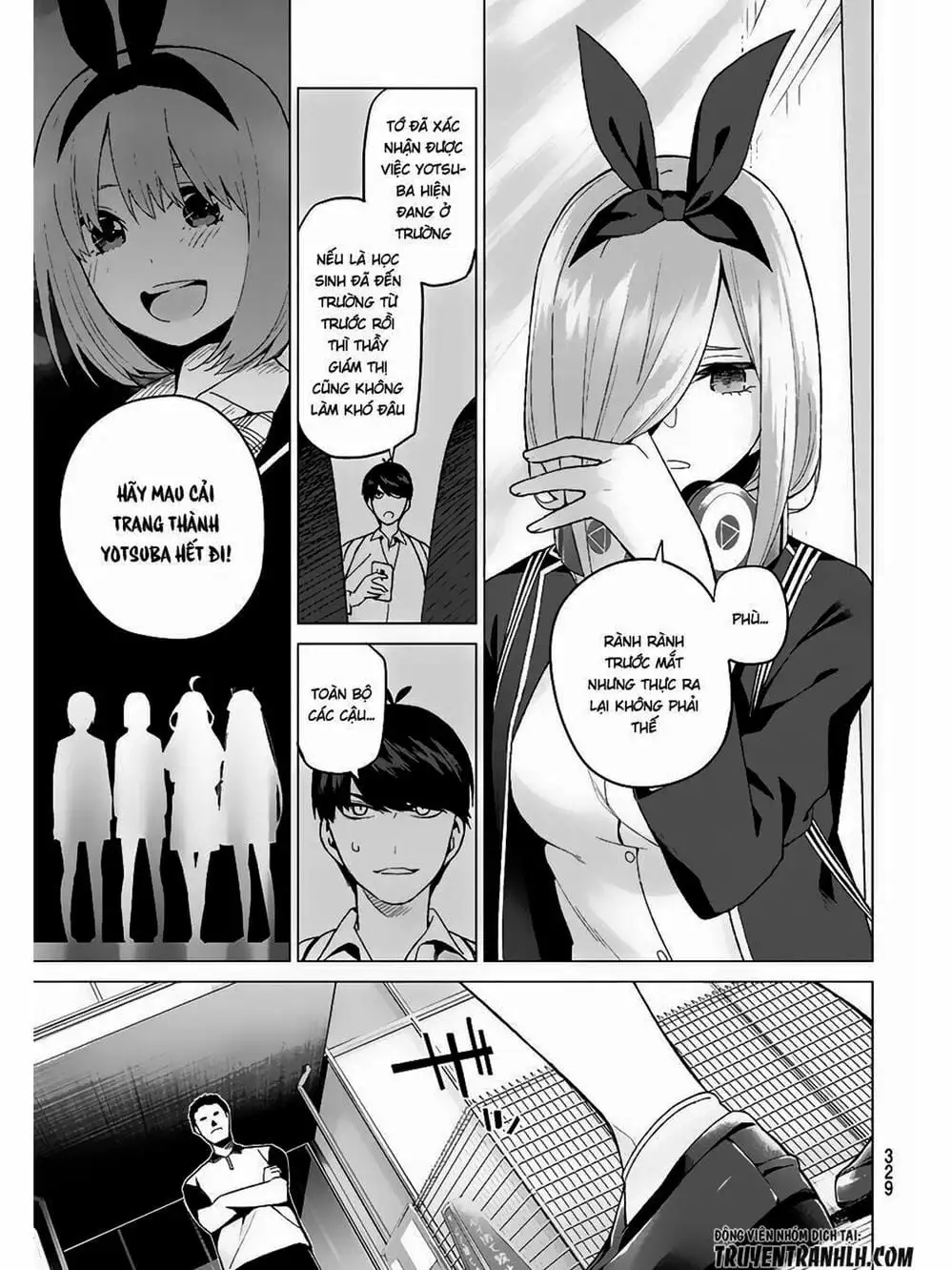 Truyện Tranh Nhà Có 5 Nàng Dâu - Gotoubun No Hanayome trang 6