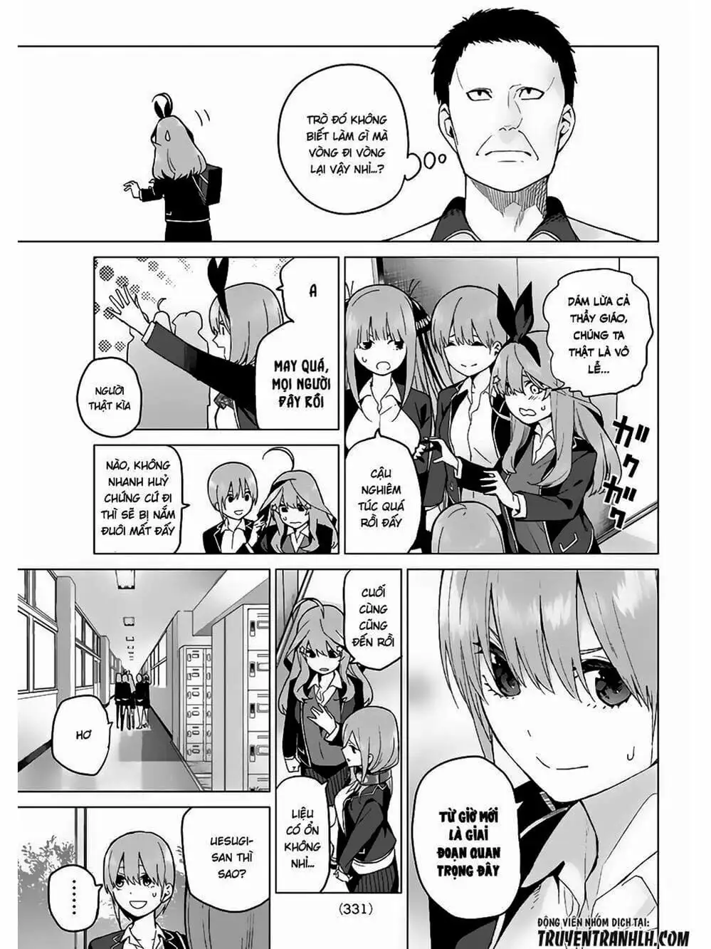 Truyện Tranh Nhà Có 5 Nàng Dâu - Gotoubun No Hanayome trang 6