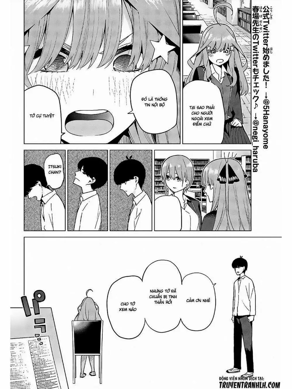 Truyện Tranh Nhà Có 5 Nàng Dâu - Gotoubun No Hanayome trang 6