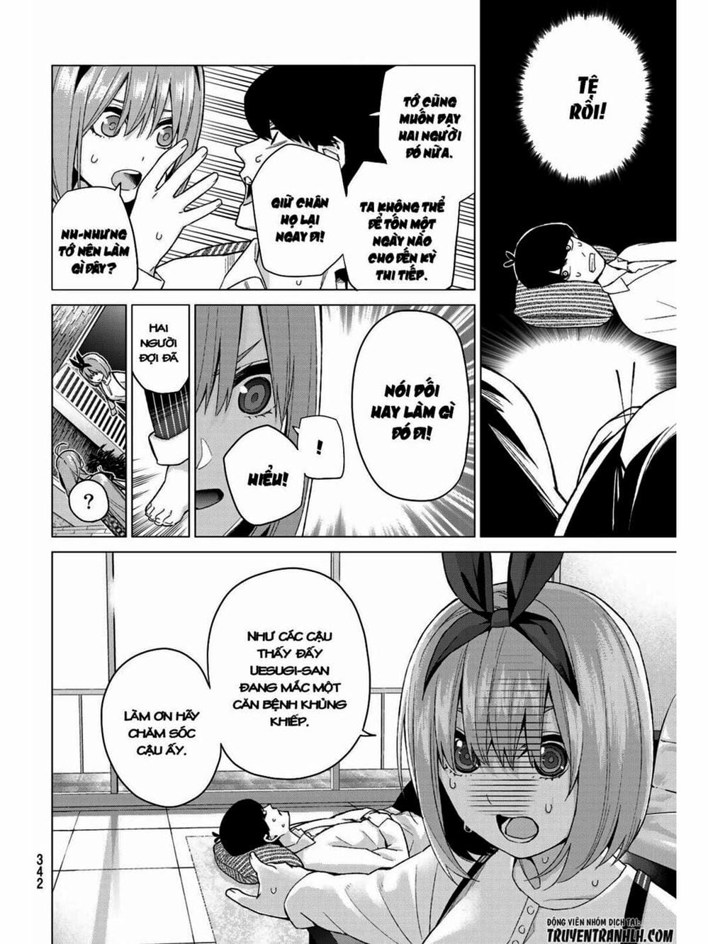 Truyện Tranh Nhà Có 5 Nàng Dâu - Gotoubun No Hanayome trang 6