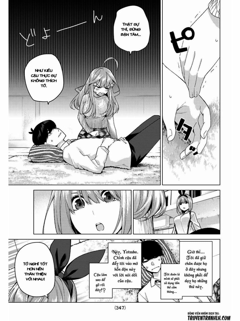 Truyện Tranh Nhà Có 5 Nàng Dâu - Gotoubun No Hanayome trang 6