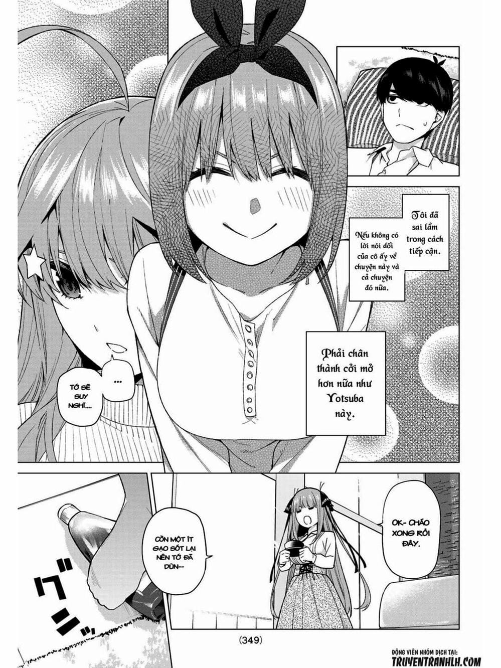 Truyện Tranh Nhà Có 5 Nàng Dâu - Gotoubun No Hanayome trang 6