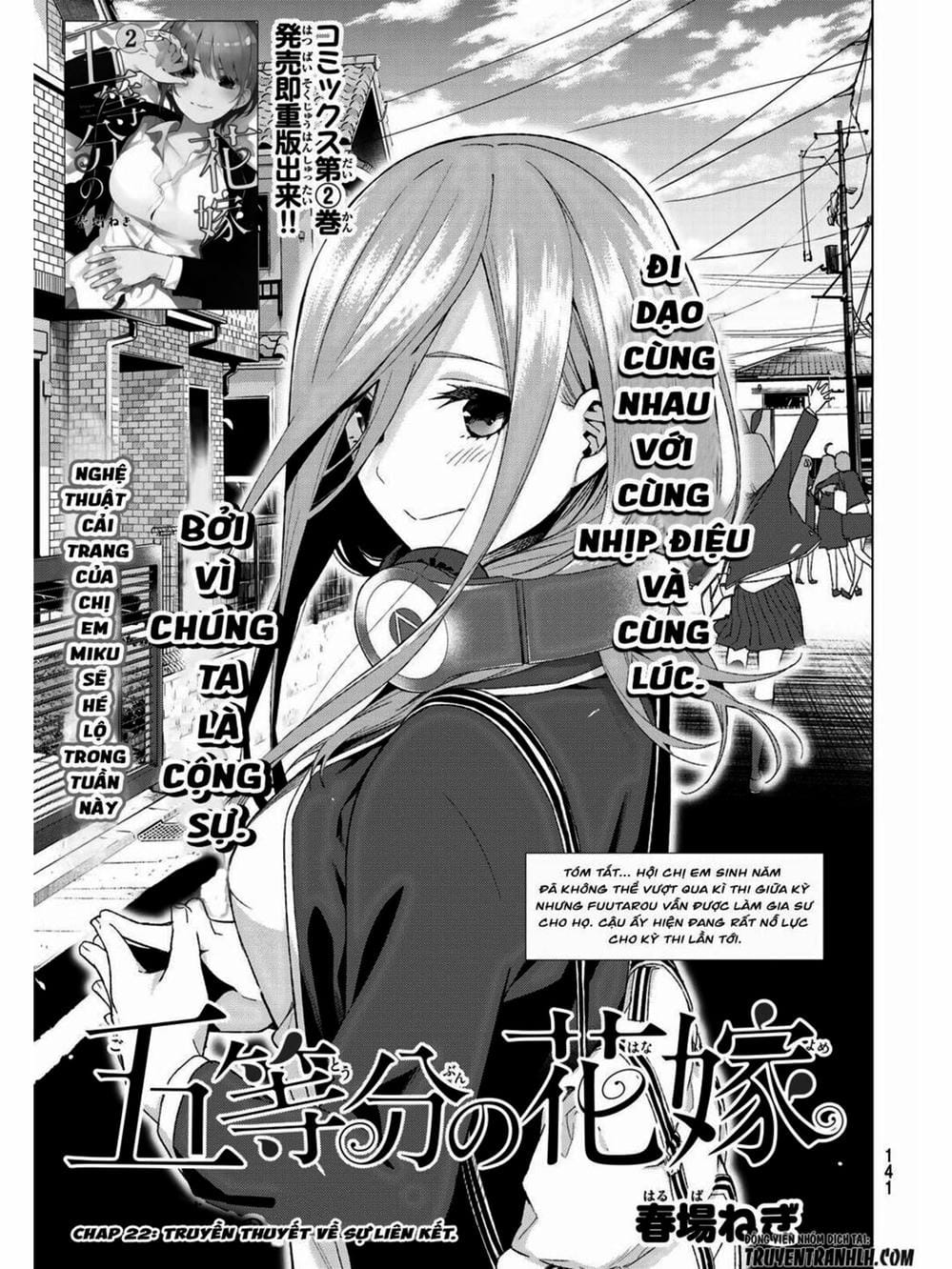 Truyện Tranh Nhà Có 5 Nàng Dâu - Gotoubun No Hanayome trang 6