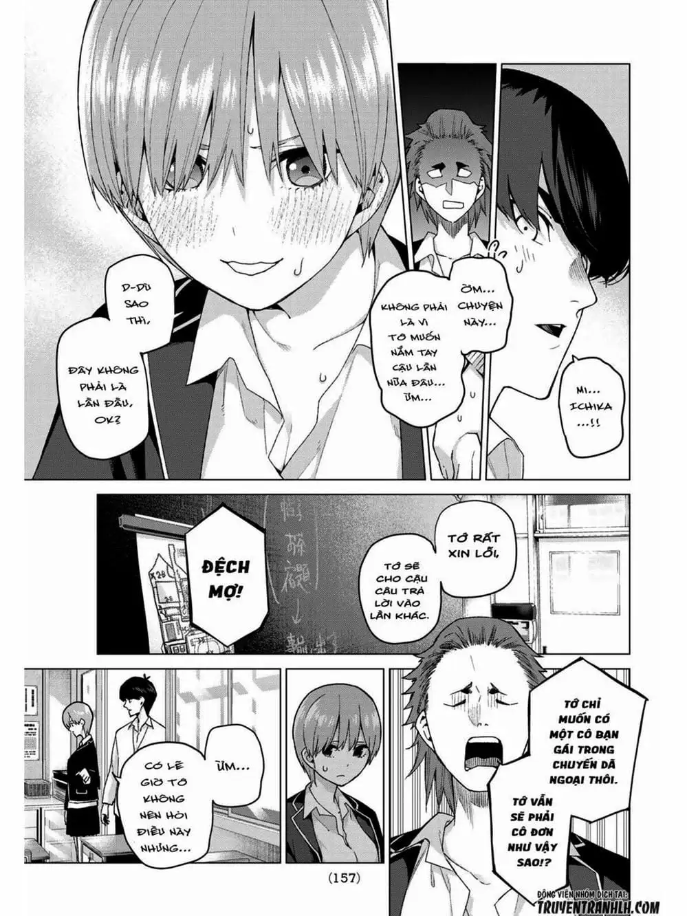 Truyện Tranh Nhà Có 5 Nàng Dâu - Gotoubun No Hanayome trang 6