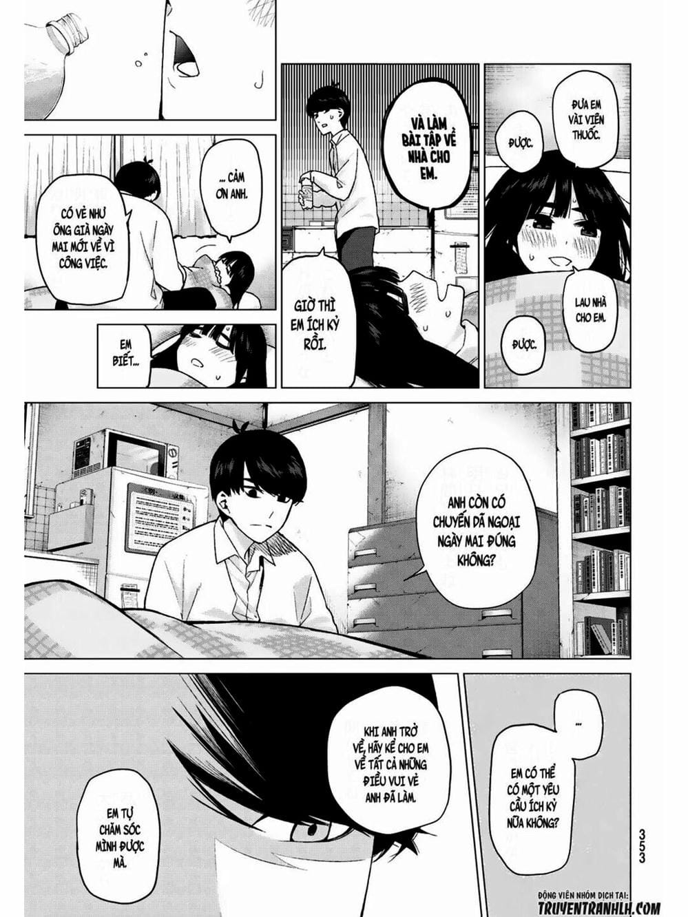 Truyện Tranh Nhà Có 5 Nàng Dâu - Gotoubun No Hanayome trang 6