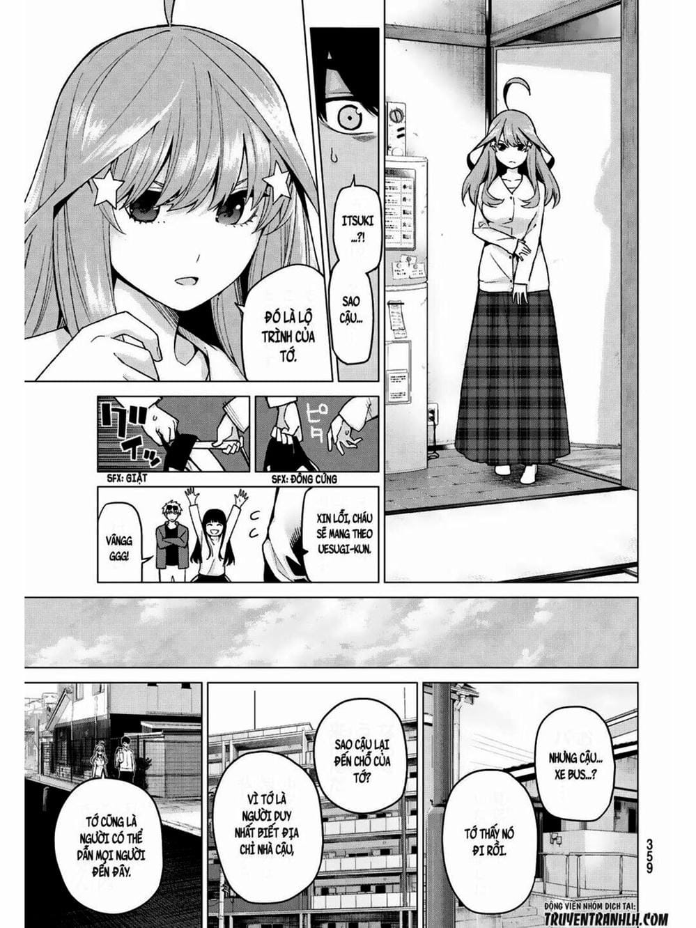 Truyện Tranh Nhà Có 5 Nàng Dâu - Gotoubun No Hanayome trang 6