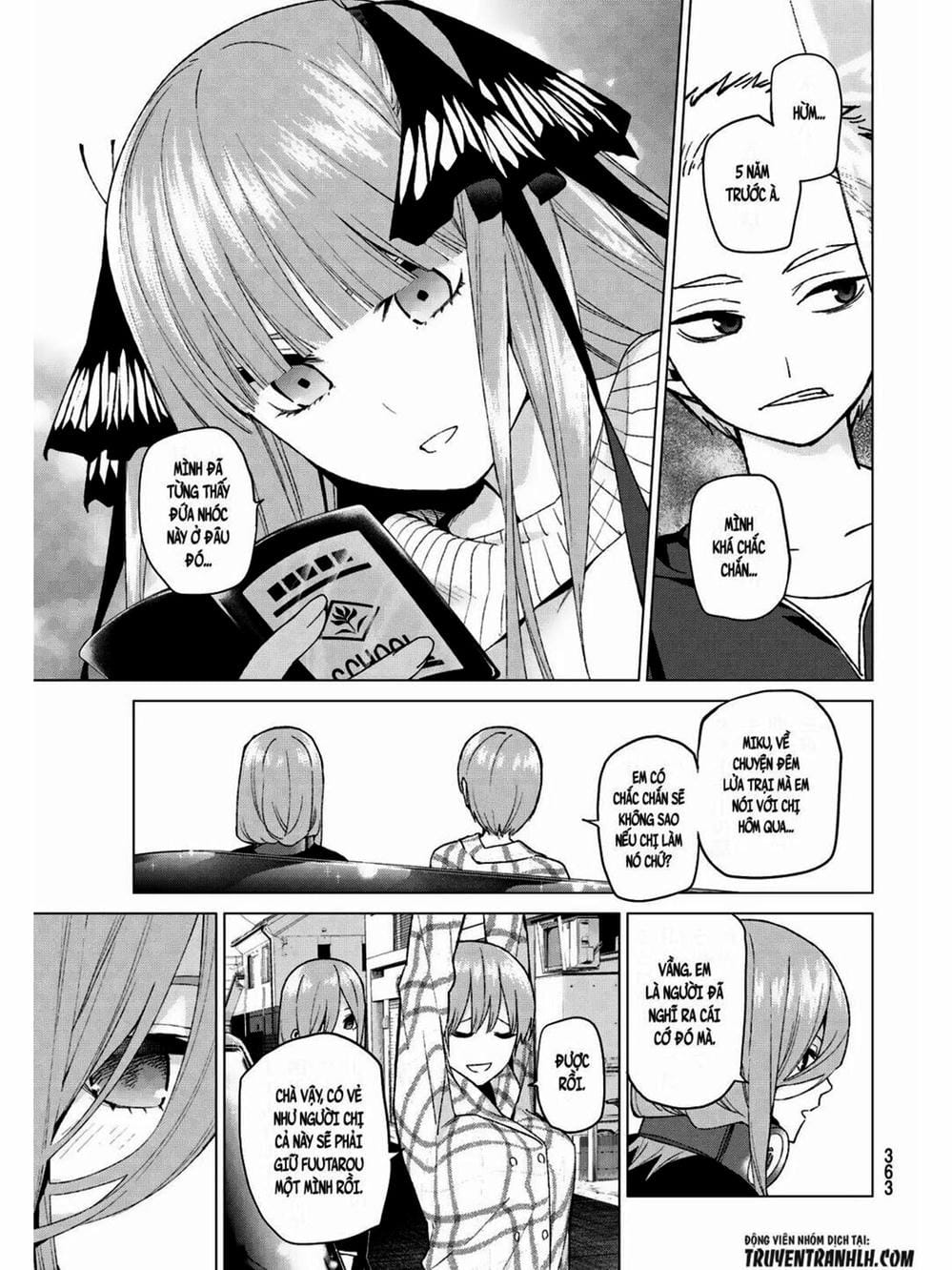 Truyện Tranh Nhà Có 5 Nàng Dâu - Gotoubun No Hanayome trang 6