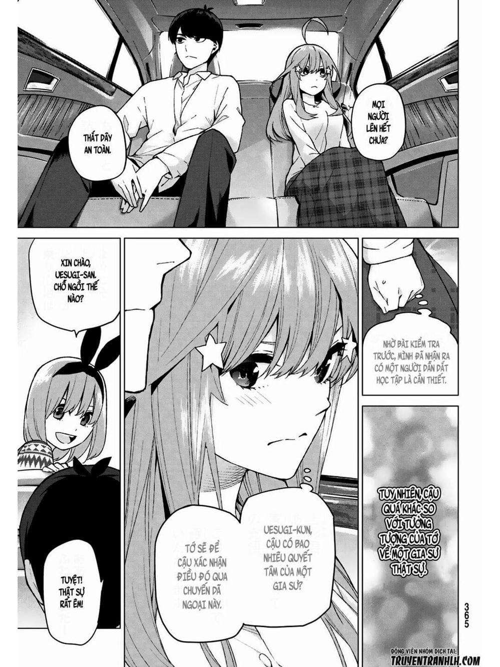 Truyện Tranh Nhà Có 5 Nàng Dâu - Gotoubun No Hanayome trang 6