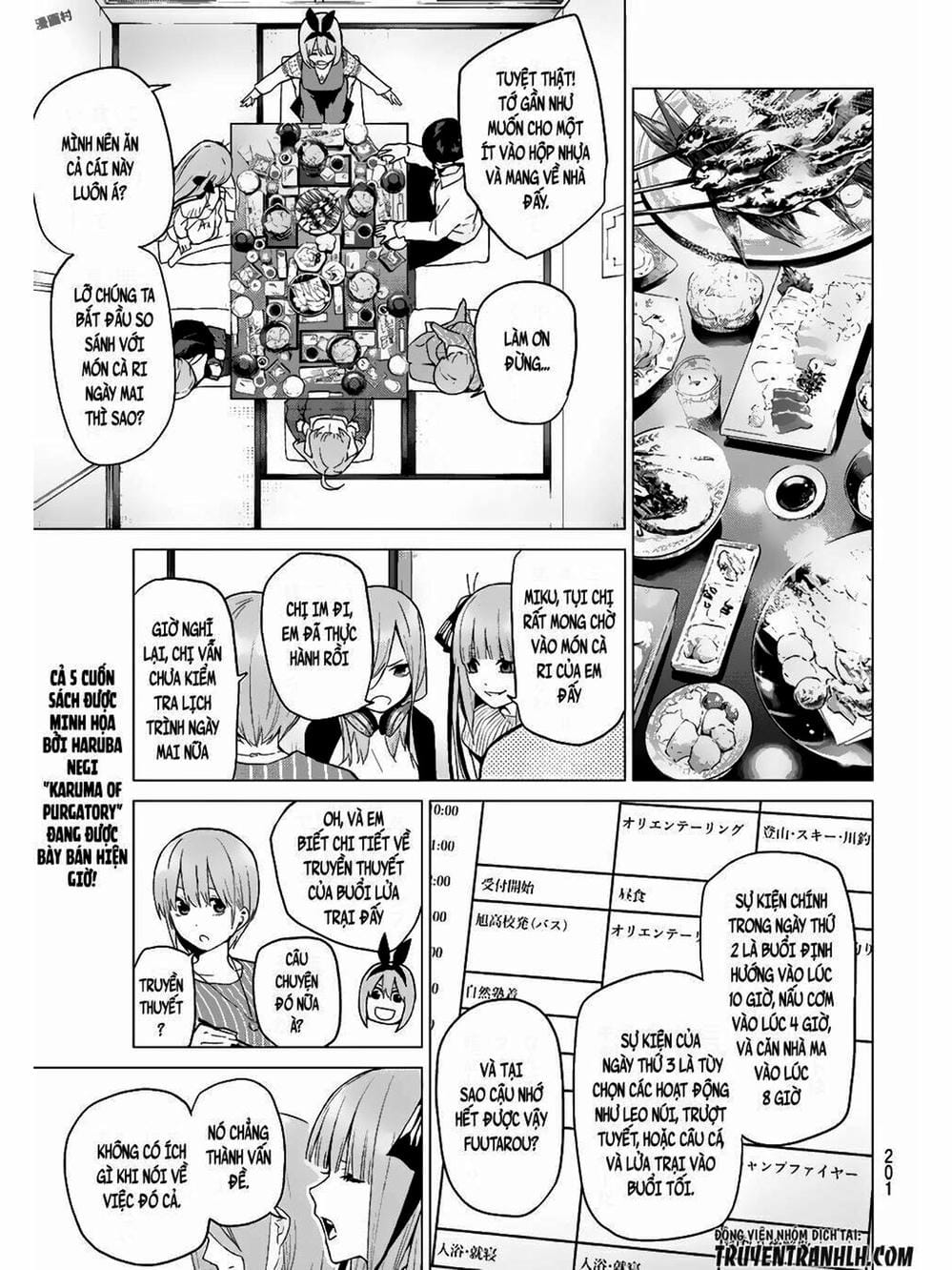 Truyện Tranh Nhà Có 5 Nàng Dâu - Gotoubun No Hanayome trang 6