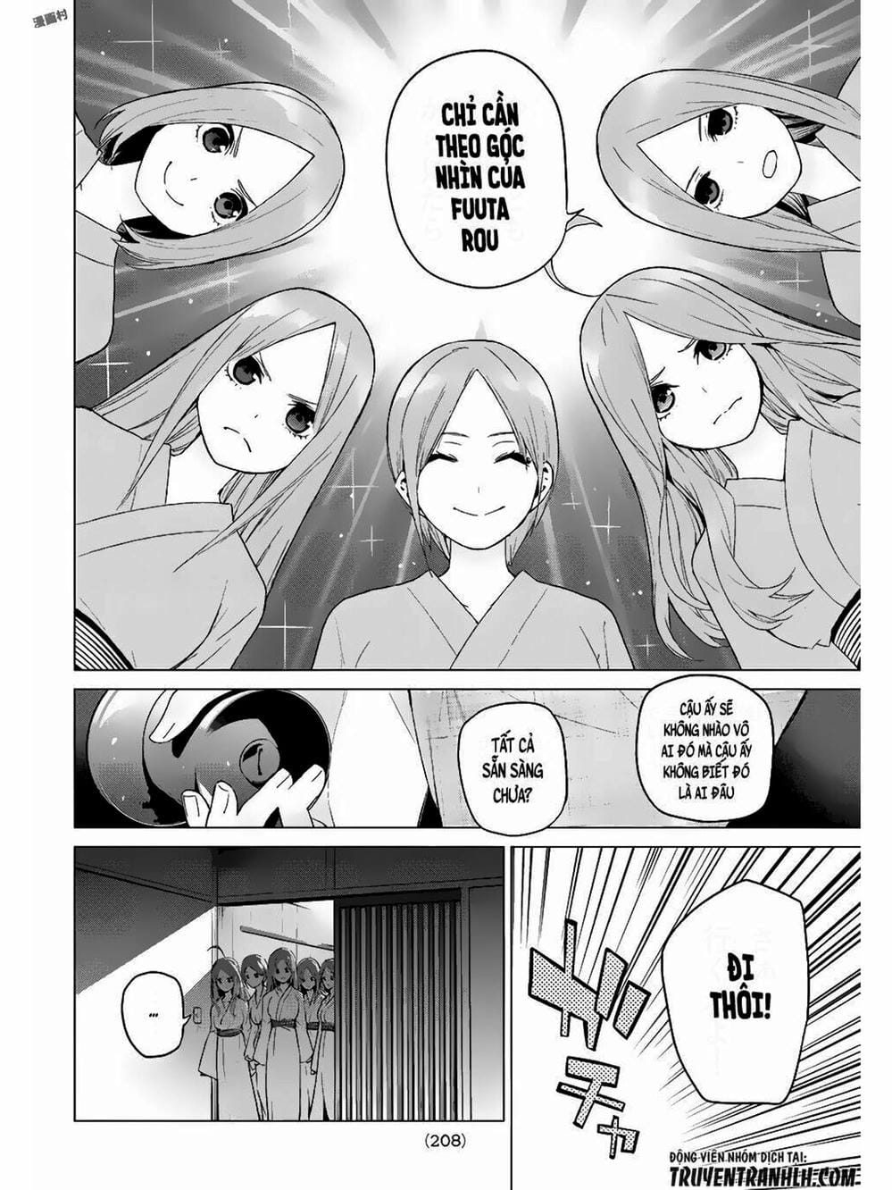 Truyện Tranh Nhà Có 5 Nàng Dâu - Gotoubun No Hanayome trang 6