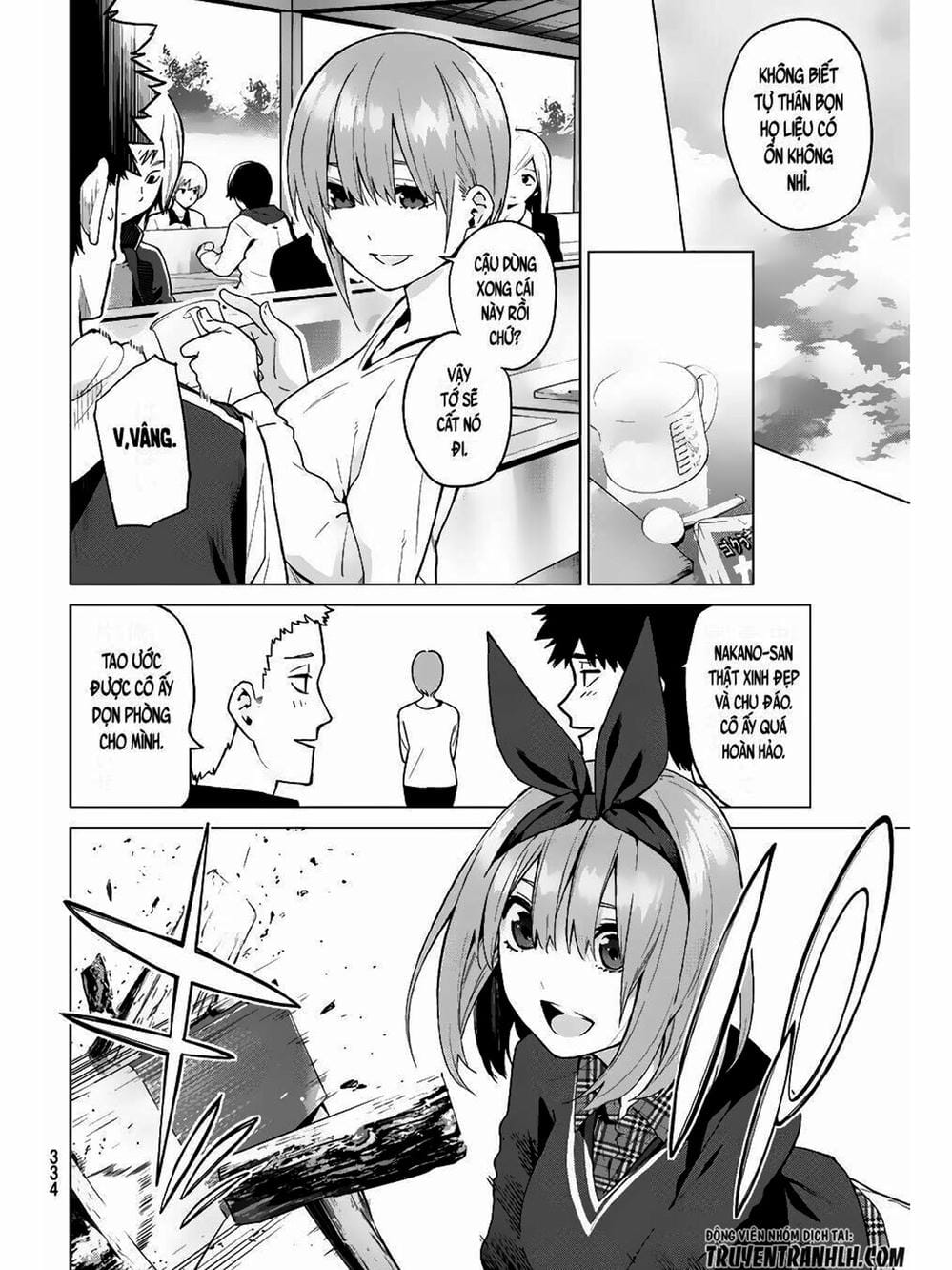 Truyện Tranh Nhà Có 5 Nàng Dâu - Gotoubun No Hanayome trang 6