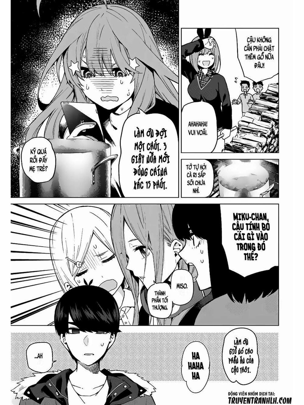 Truyện Tranh Nhà Có 5 Nàng Dâu - Gotoubun No Hanayome trang 6