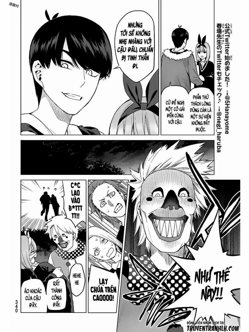 Truyện Tranh Nhà Có 5 Nàng Dâu - Gotoubun No Hanayome trang 6