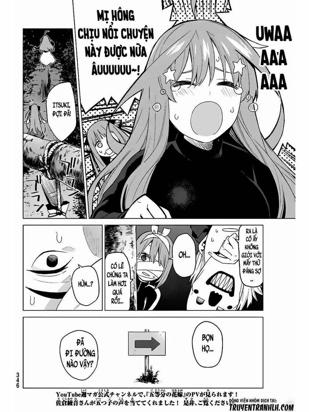 Truyện Tranh Nhà Có 5 Nàng Dâu - Gotoubun No Hanayome trang 6