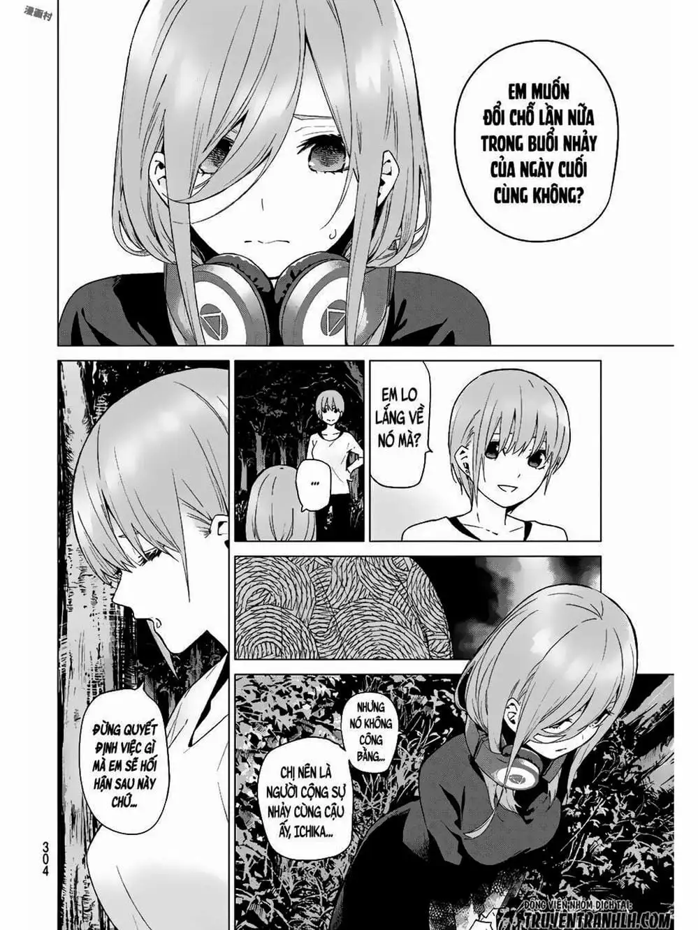 Truyện Tranh Nhà Có 5 Nàng Dâu - Gotoubun No Hanayome trang 6