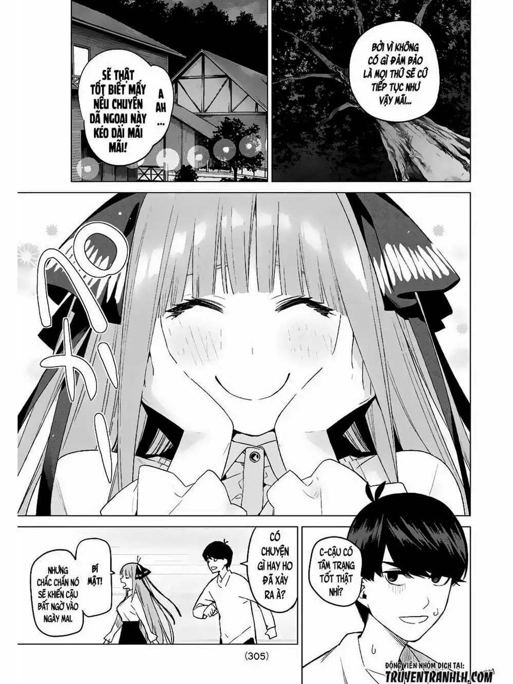 Truyện Tranh Nhà Có 5 Nàng Dâu - Gotoubun No Hanayome trang 6