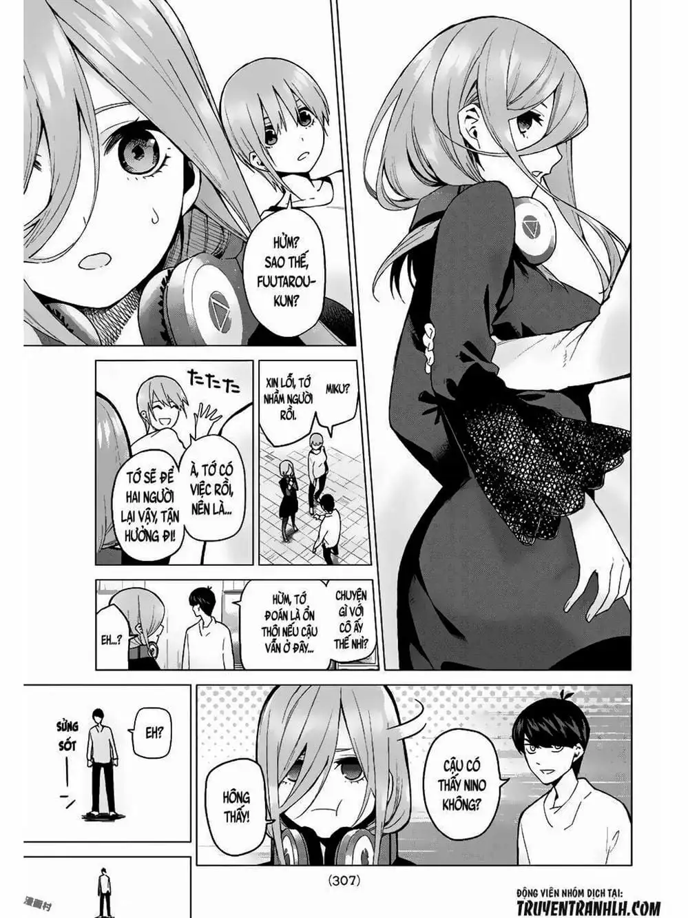 Truyện Tranh Nhà Có 5 Nàng Dâu - Gotoubun No Hanayome trang 6