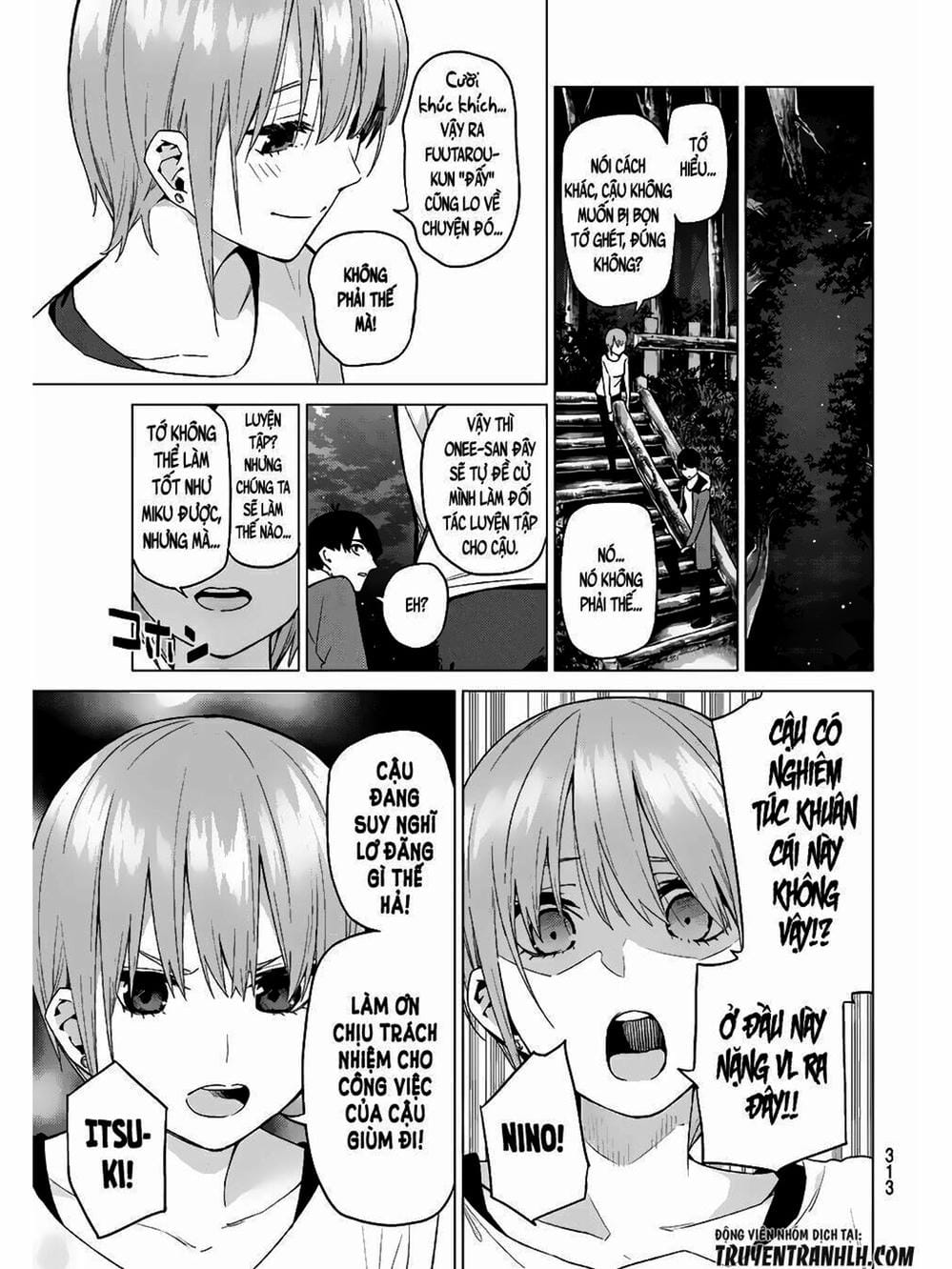 Truyện Tranh Nhà Có 5 Nàng Dâu - Gotoubun No Hanayome trang 6