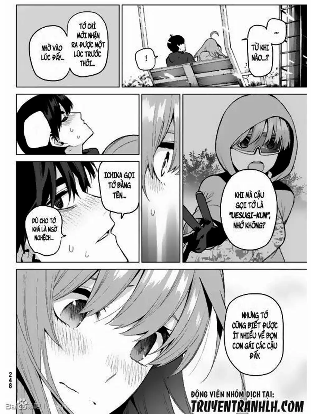 Truyện Tranh Nhà Có 5 Nàng Dâu - Gotoubun No Hanayome trang 6