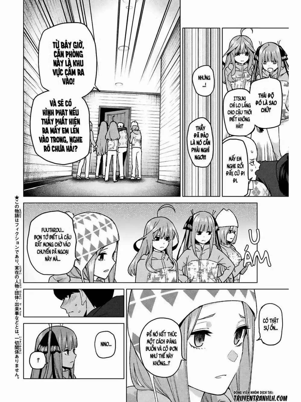 Truyện Tranh Nhà Có 5 Nàng Dâu - Gotoubun No Hanayome trang 6