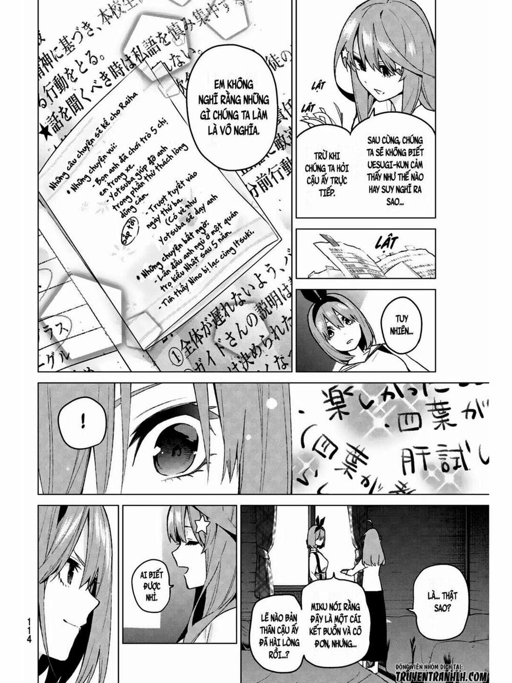 Truyện Tranh Nhà Có 5 Nàng Dâu - Gotoubun No Hanayome trang 6