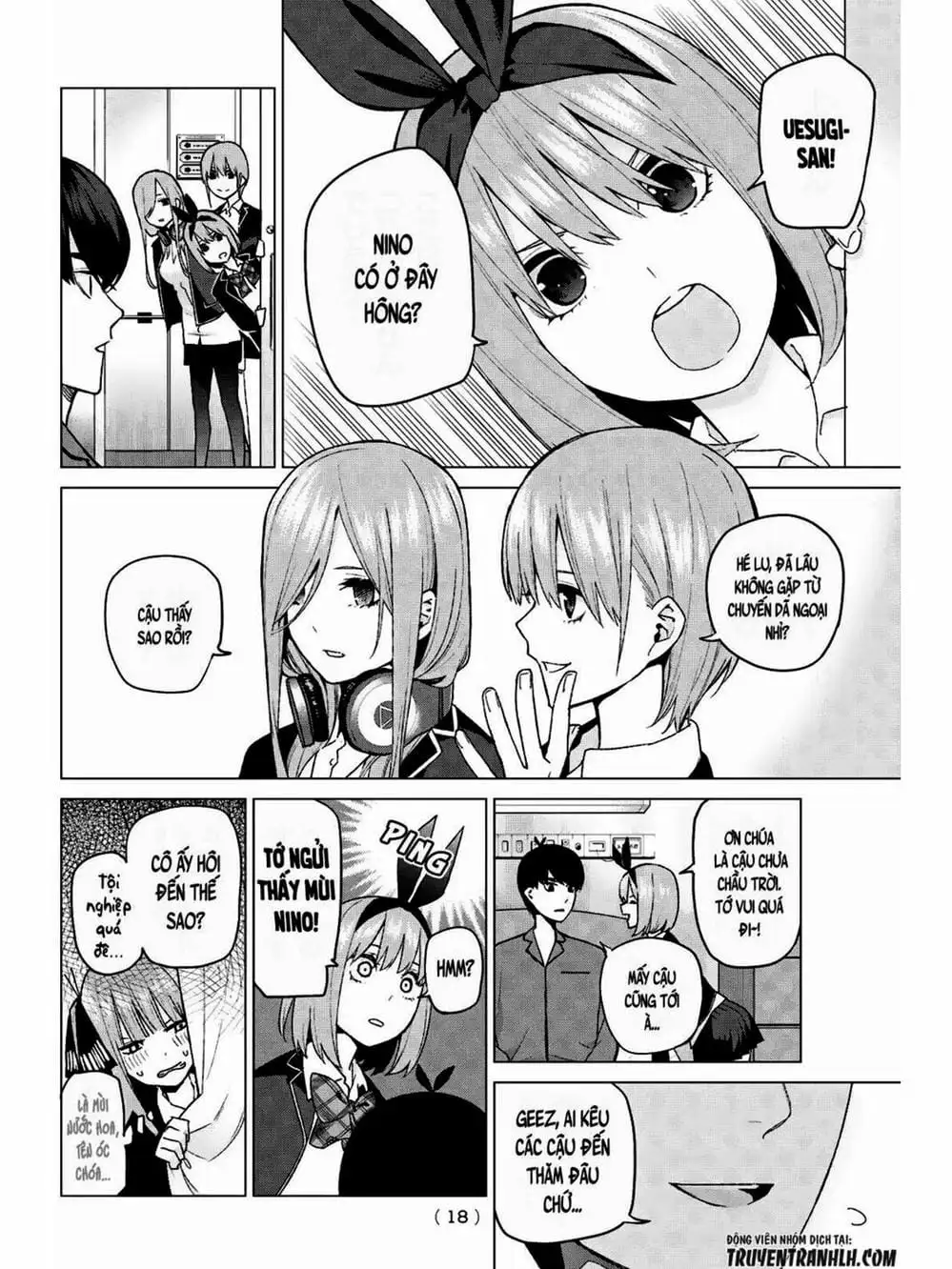 Truyện Tranh Nhà Có 5 Nàng Dâu - Gotoubun No Hanayome trang 6