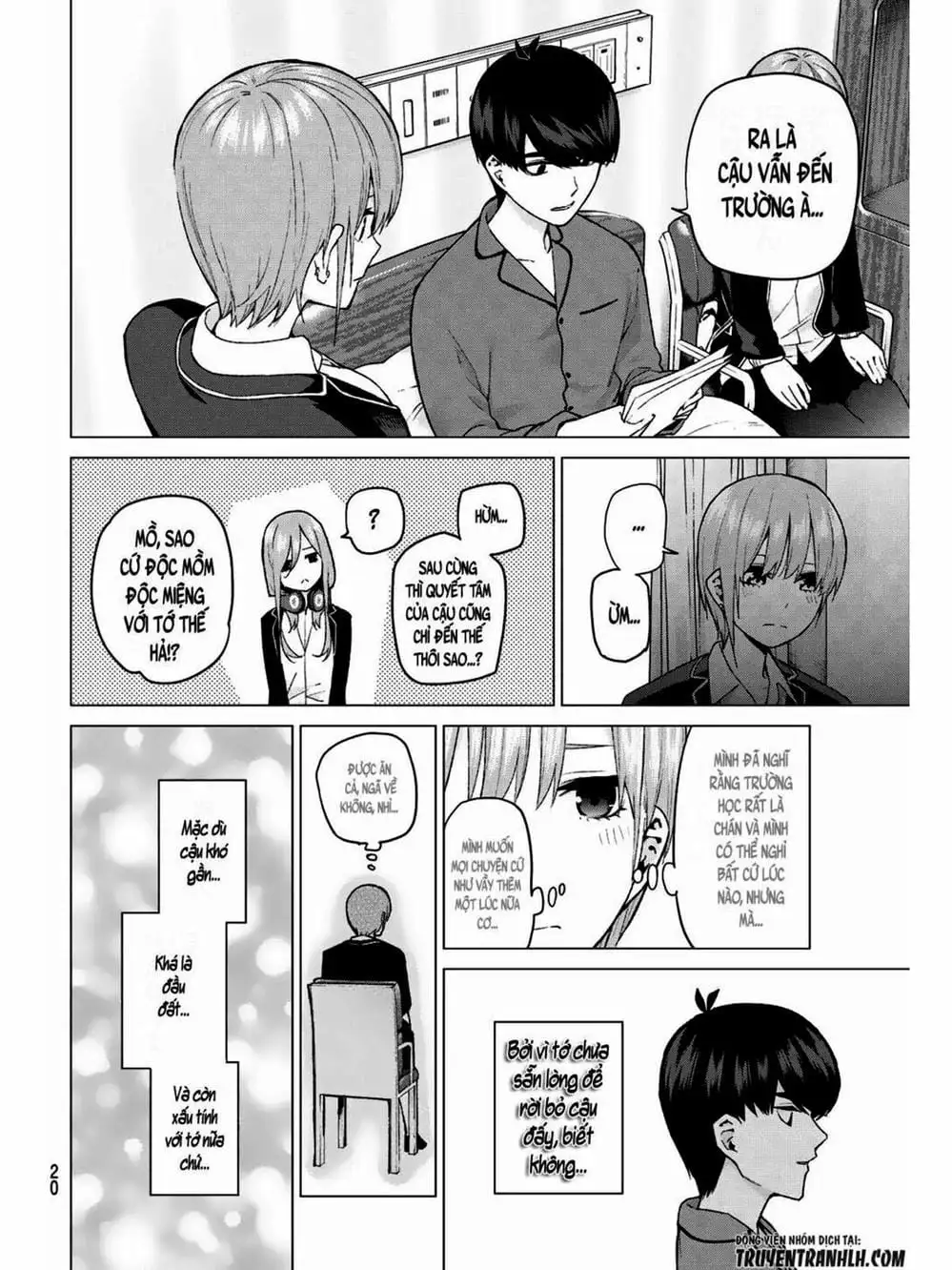 Truyện Tranh Nhà Có 5 Nàng Dâu - Gotoubun No Hanayome trang 6