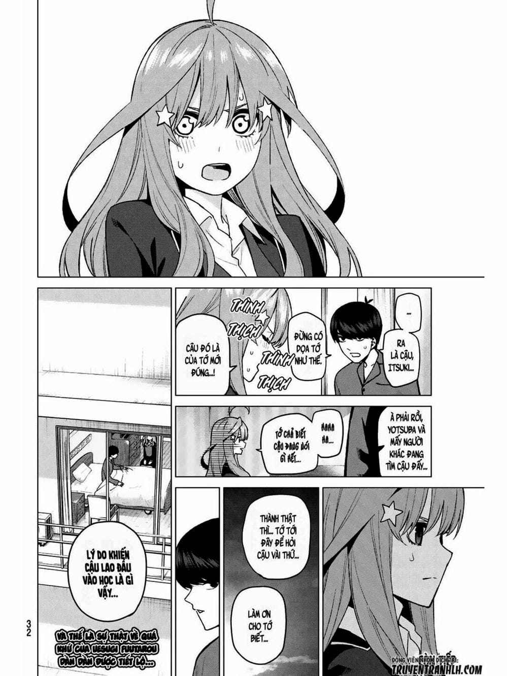 Truyện Tranh Nhà Có 5 Nàng Dâu - Gotoubun No Hanayome trang 6