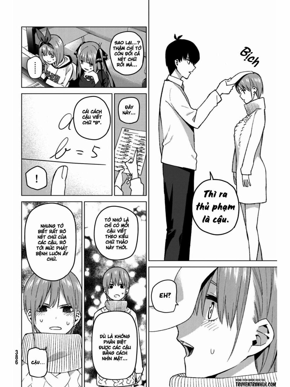 Truyện Tranh Nhà Có 5 Nàng Dâu - Gotoubun No Hanayome trang 6