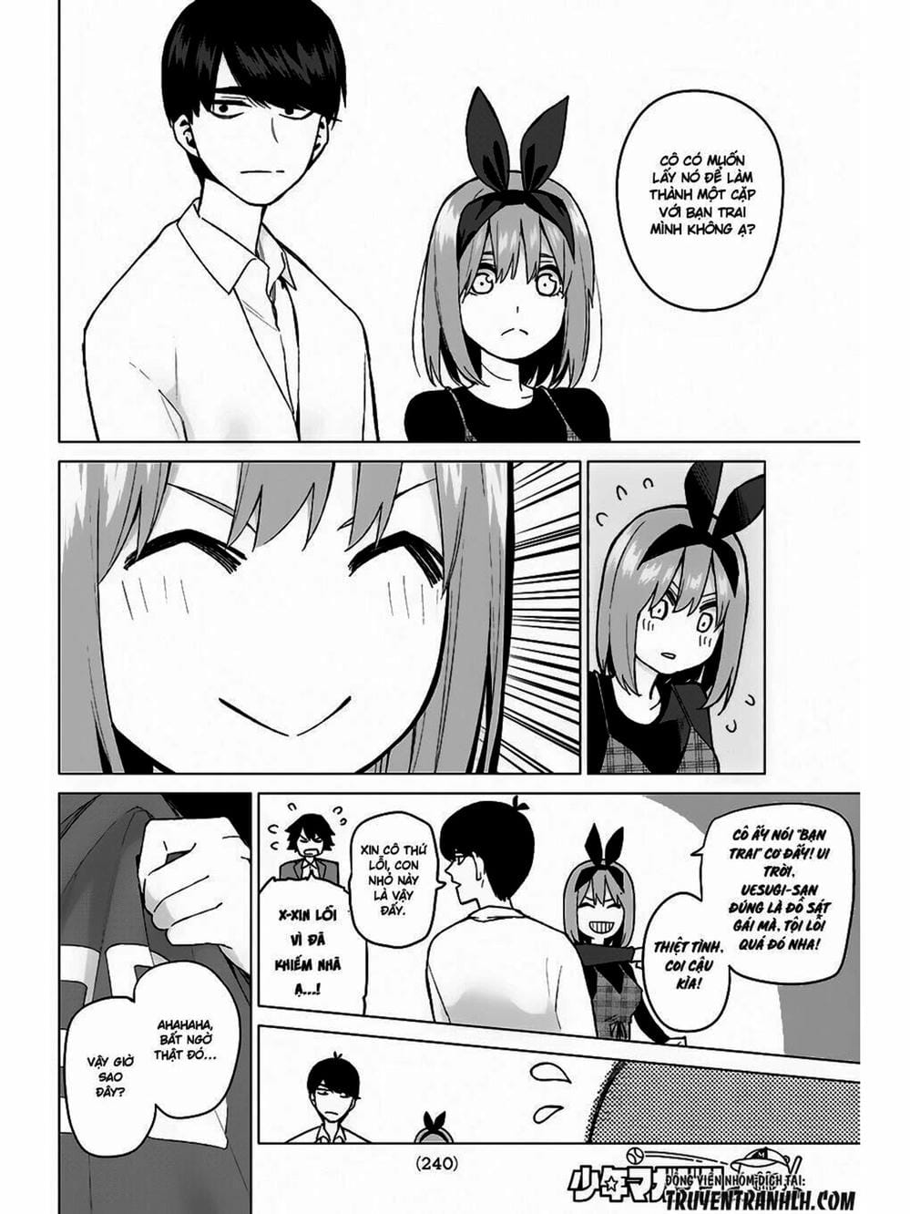 Truyện Tranh Nhà Có 5 Nàng Dâu - Gotoubun No Hanayome trang 6