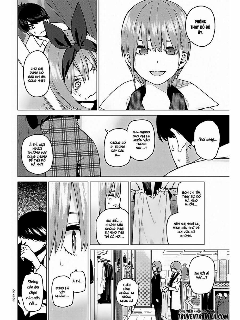 Truyện Tranh Nhà Có 5 Nàng Dâu - Gotoubun No Hanayome trang 6