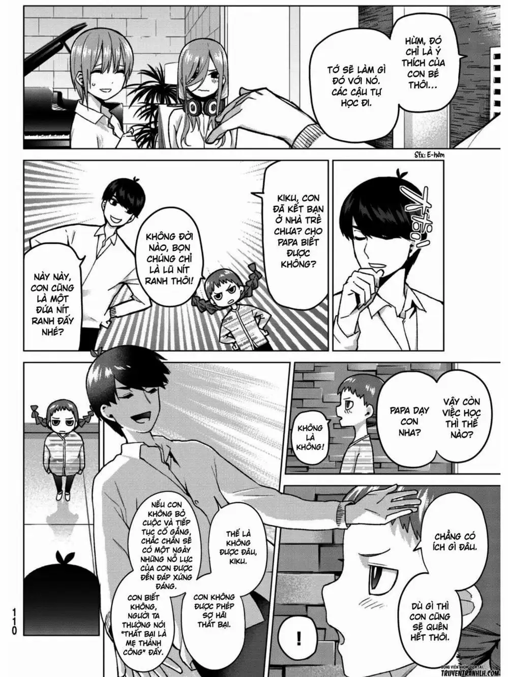 Truyện Tranh Nhà Có 5 Nàng Dâu - Gotoubun No Hanayome trang 6