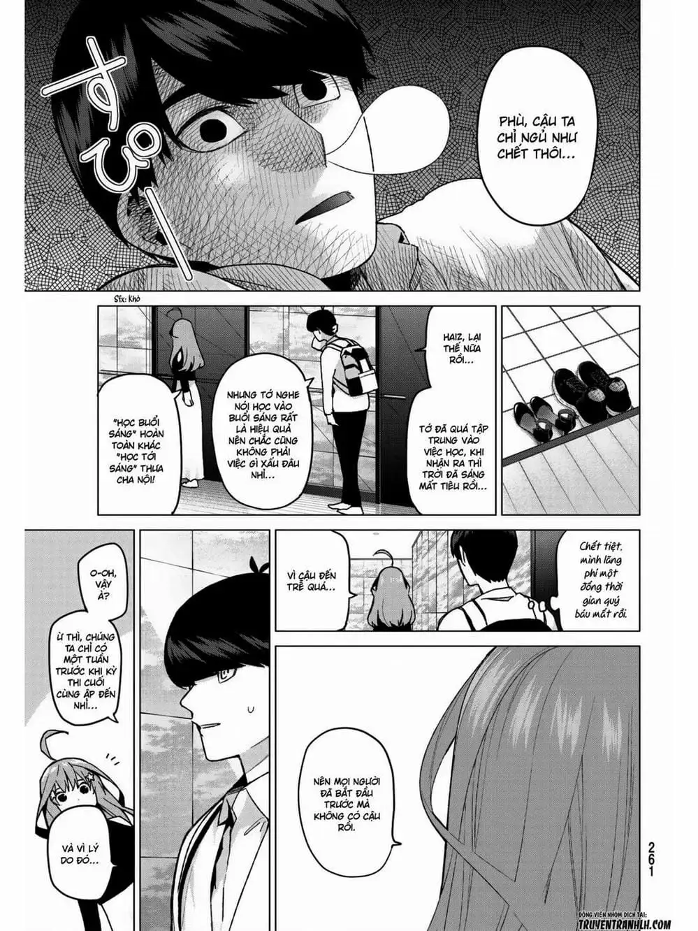 Truyện Tranh Nhà Có 5 Nàng Dâu - Gotoubun No Hanayome trang 6