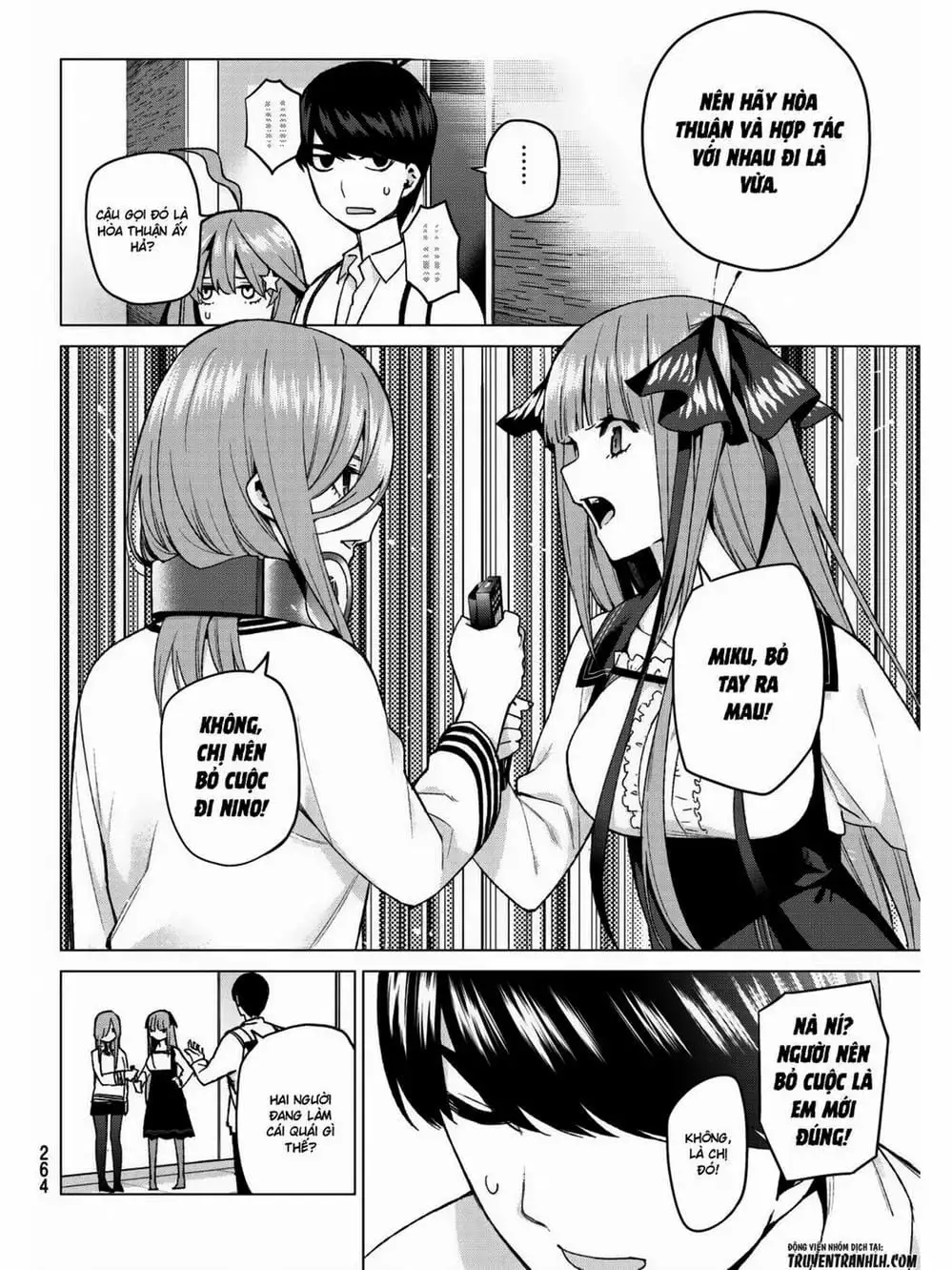 Truyện Tranh Nhà Có 5 Nàng Dâu - Gotoubun No Hanayome trang 6