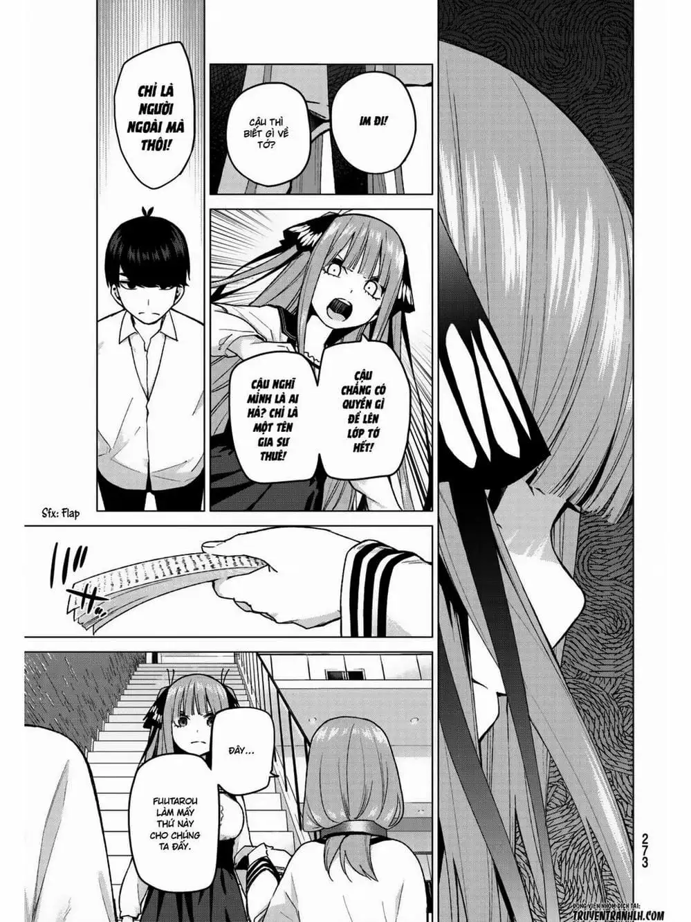 Truyện Tranh Nhà Có 5 Nàng Dâu - Gotoubun No Hanayome trang 6