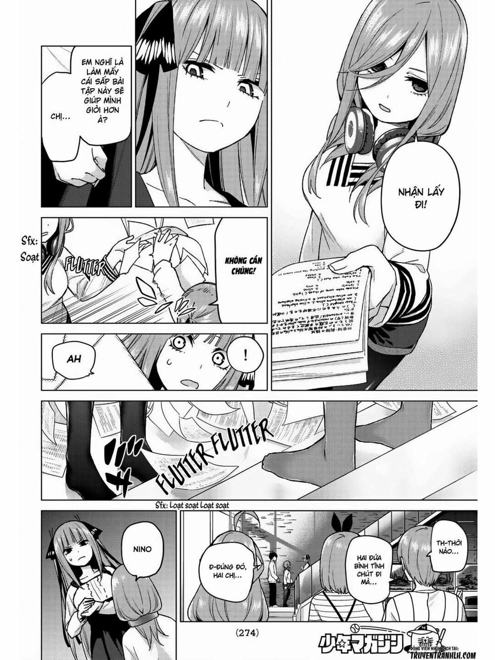 Truyện Tranh Nhà Có 5 Nàng Dâu - Gotoubun No Hanayome trang 6