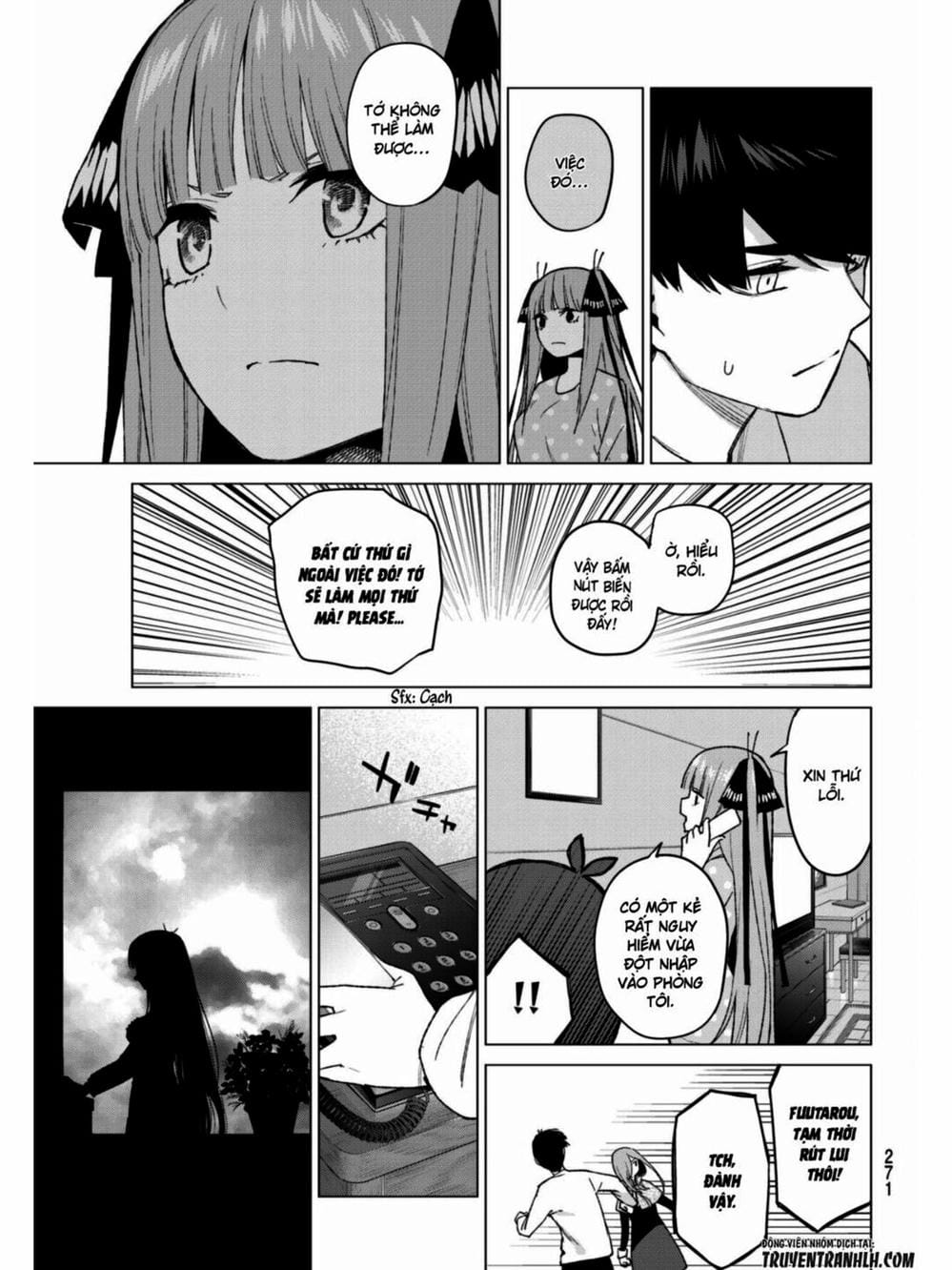 Truyện Tranh Nhà Có 5 Nàng Dâu - Gotoubun No Hanayome trang 6