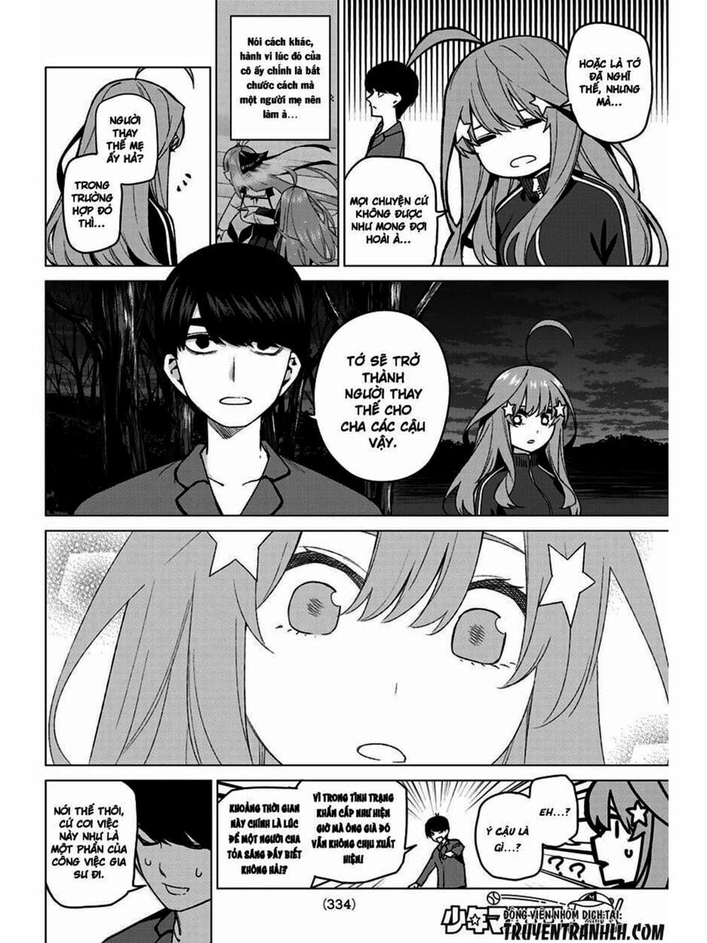 Truyện Tranh Nhà Có 5 Nàng Dâu - Gotoubun No Hanayome trang 6