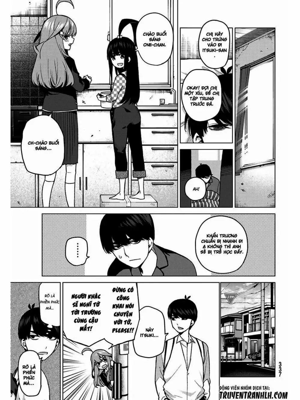 Truyện Tranh Nhà Có 5 Nàng Dâu - Gotoubun No Hanayome trang 6